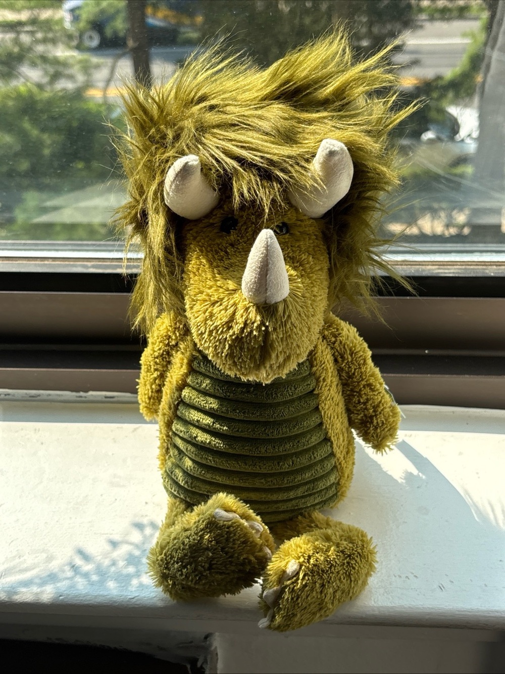 New With Tags Jellycat Dennis Dino  Plush Dinosaur 12” Green Stuffed Animal